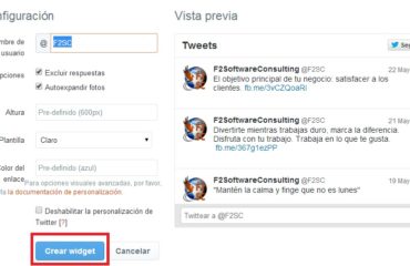 widget de twitter widget de twitter